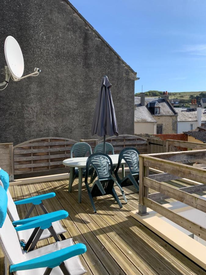 Authentique Maison De Pecheur A Port-En-Bessin Exterior photo